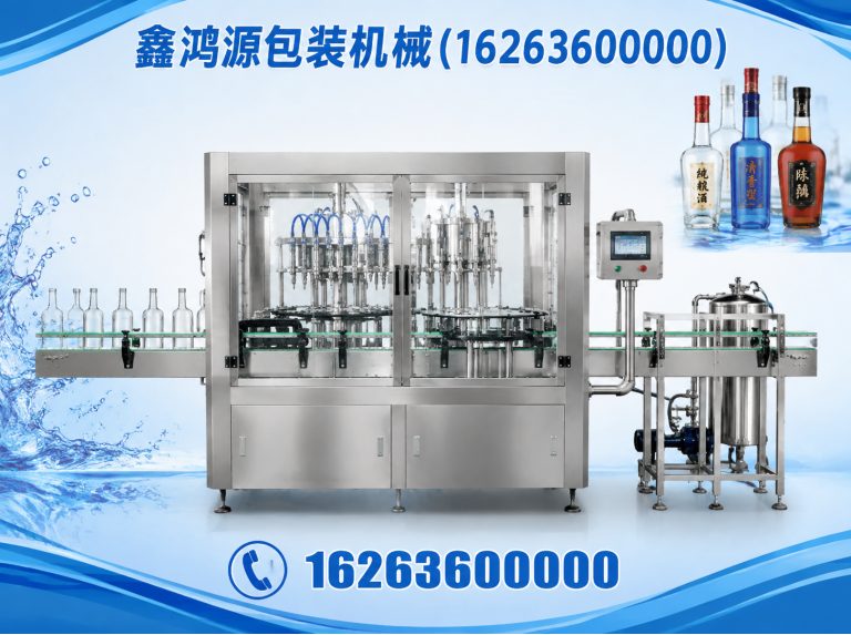 潍城区全自动灌装生产线展示图